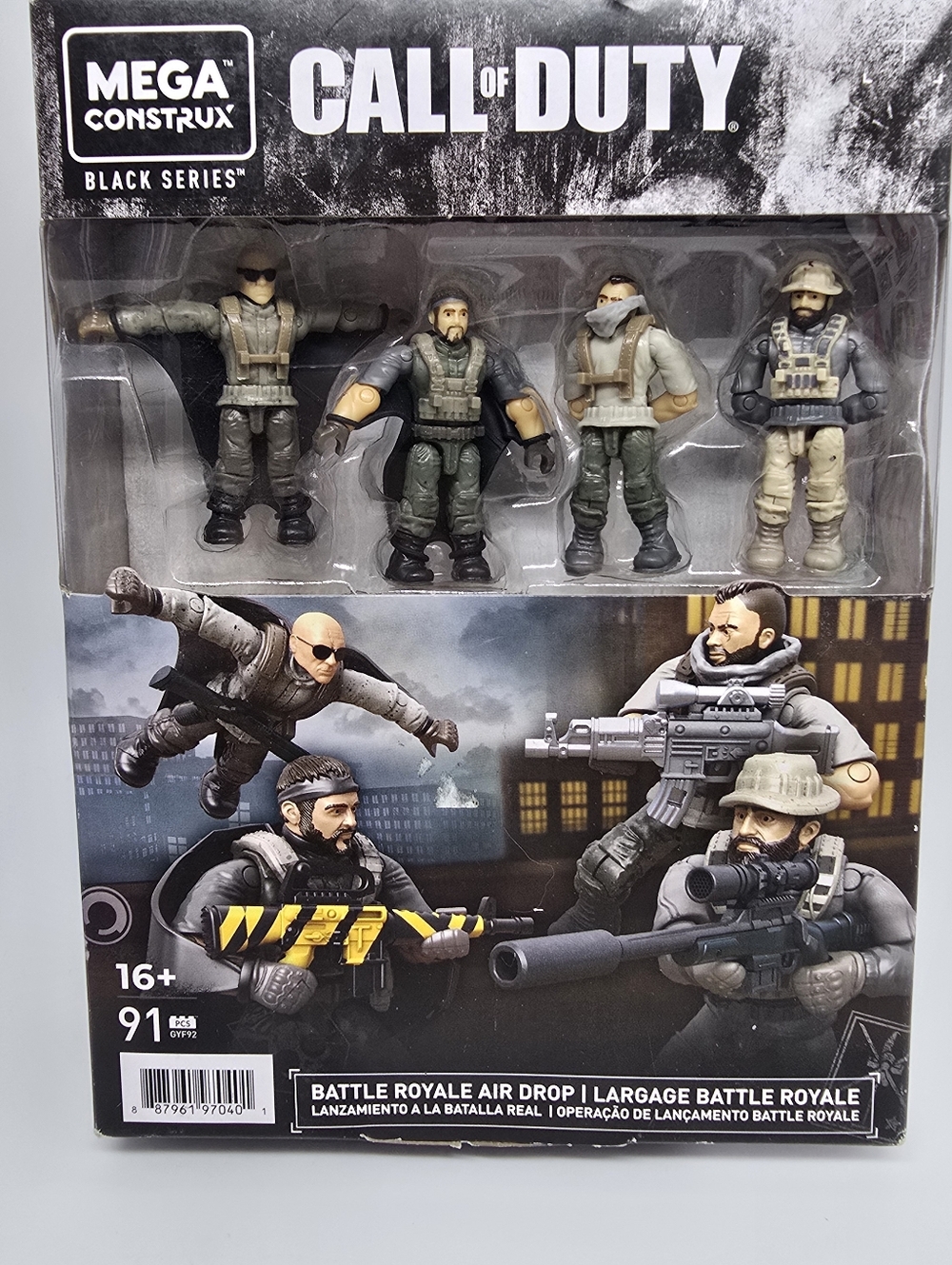 Call of Duty Battle Royale Air Drop Action Figure Mega Construx 91 Pieces